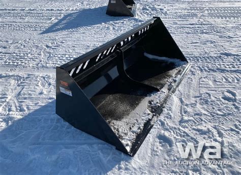 skid steer snow bucket for sale alberta|84 inch skid steer bucket.